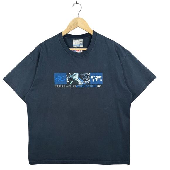 Vintage Eric Clapton World Tour /01 Graphic T-Shirt XL - Picture 1 of 7